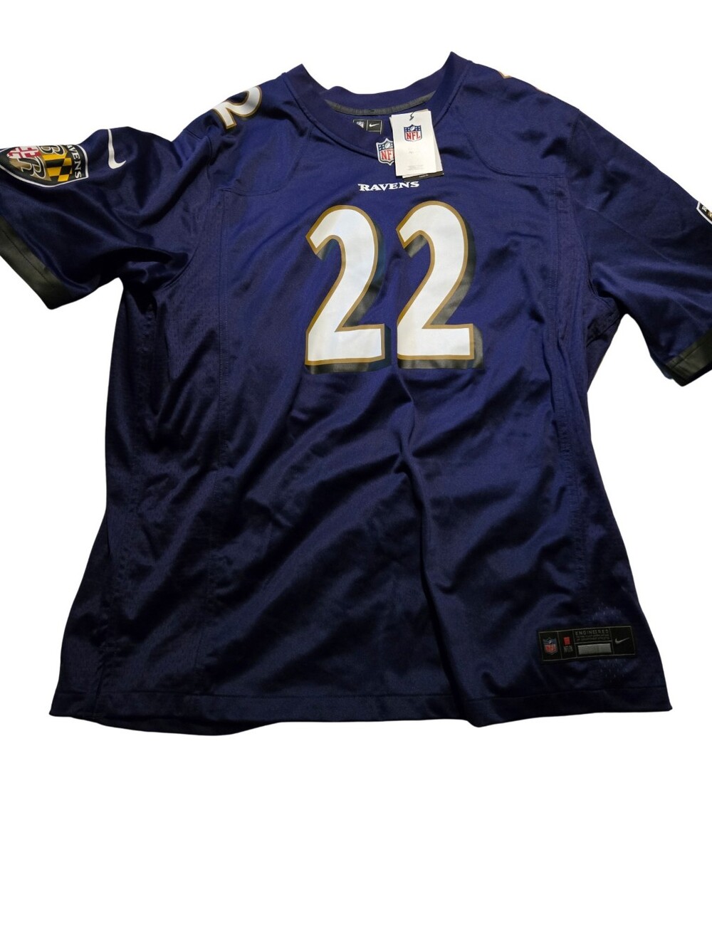 Nike Baltimore Ravens HENRY #22 Purple & Gold Jersey Mens XXL